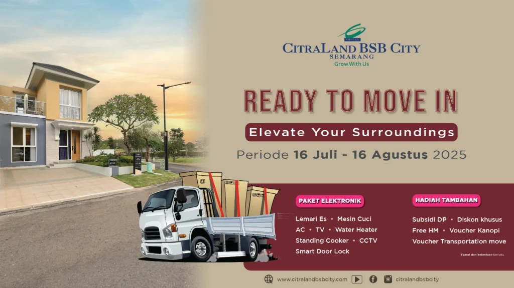 promo rumah siap huni citraland bsb city semarang | rumah baru ready to move in citraland | hadiah elektronik rumah semarang | subsidi dp diskon free hm citraland bsb
